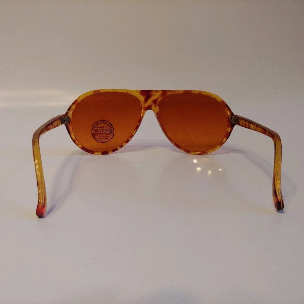 NWT TruVintage 90's INV Kids Plastic Sports Aviator Sunglasses w/TruBlueBlocker